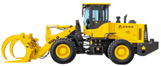 L033HW4114M39A0 SDLG L933H Wheel Loader with Log Grappler
