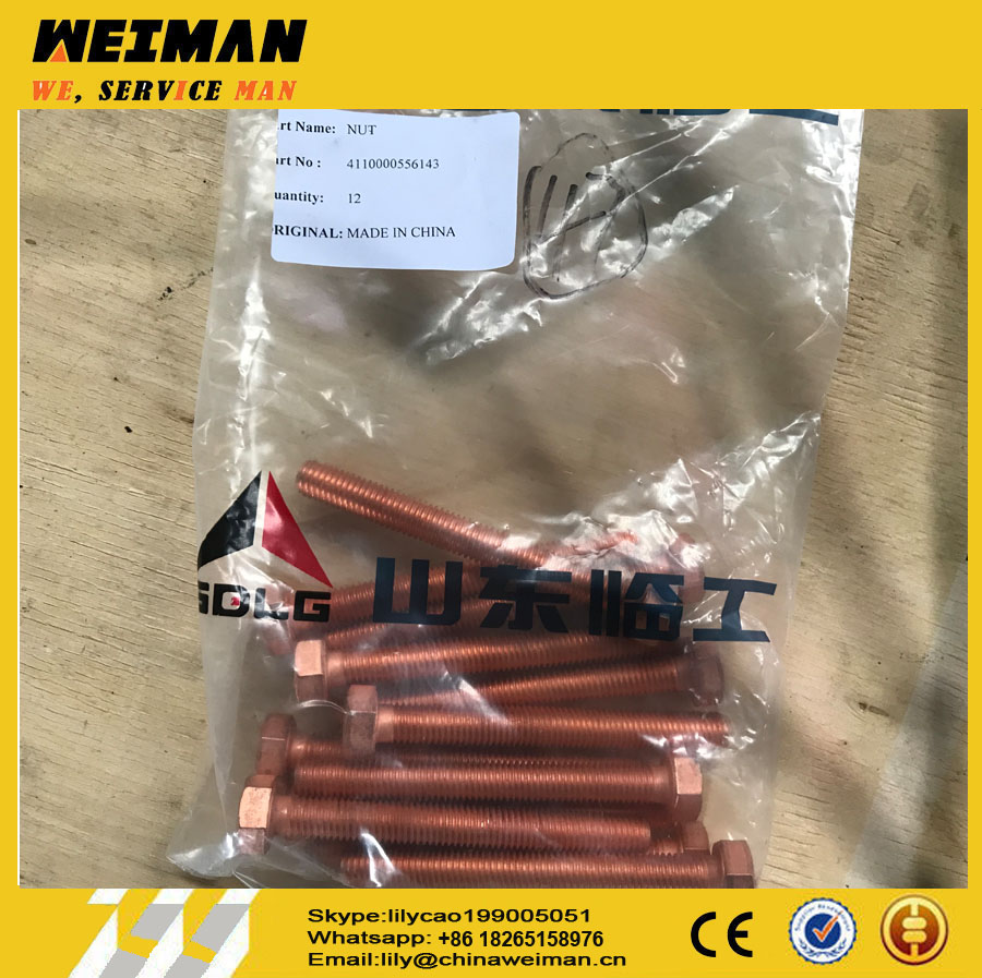 sdlg 4110000556143 Exhaust SDLG pipe fastening screw 61560110104 FOR LG968 LOADER engine system