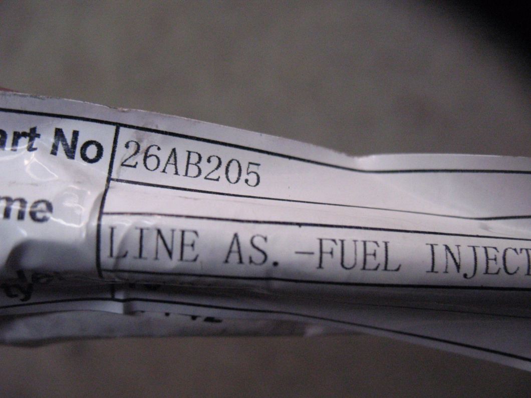 26ab205 Fuel Injection Pipe Sdlg Spare Parts