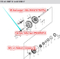 Sdlg LG956 Gear-Sun 29070000511, Sun-Gear for LG958 LG968 Final Drive Assembly