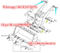 Sdlg LG933 LG936 LG938 Wheel Loader Working Equipment Parts Spacer 4043000125 Washer 4043000126