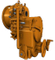 Construction Machinery Sdlg 936 Parts, Engine, Axle, Gearbox Parts
