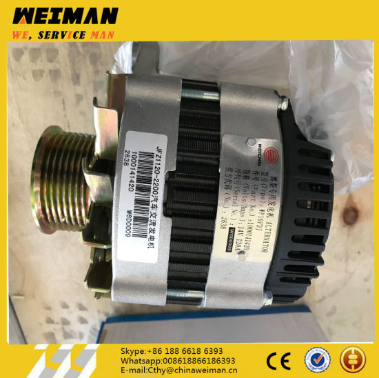 4110002925040 Alternator 1000141420 for Sdlg Wheel Loader