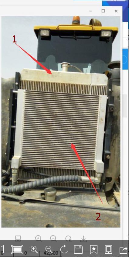 4110001094 to Sdlg LG936L Rooter Radiator Assy
