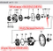 Sdlg Wheel Laoder Parts 3030900114 Disc Spring for LG936 LG938
