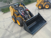 Weiman High Efficient 4WD Wheel Type Skid Steer Loader Made in China With Kubota 25HP Diesel Engine