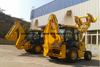 China No 1 backhoe loader factory SAM388 with yuchai weichai cummins 