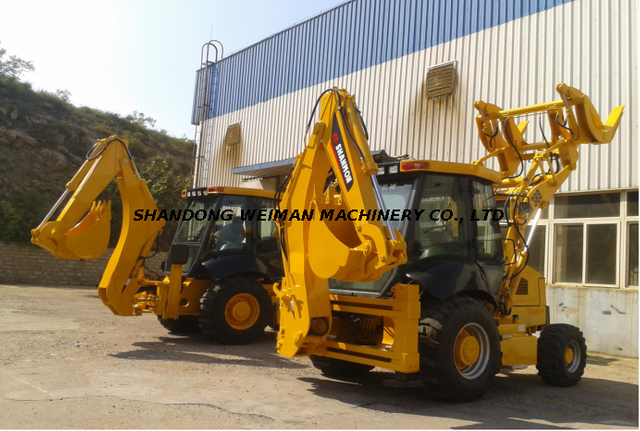 China No 1 backhoe loader factory SAM388 with yuchai weichai cummins 