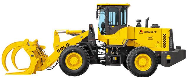 L033HW4114M39A0 SDLG L933H Wheel Loader with Log Grappler