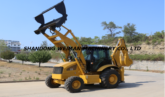 Manufacturer 4x4 Backhoe Loader Retroexcavadora China Wheel Mini Excavator Backhoe Loader SAM388