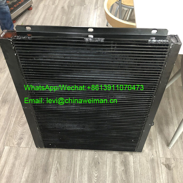 SDLG Wheel loader LG958 Spare Parts Oil Cooler Radiator 4110002485010