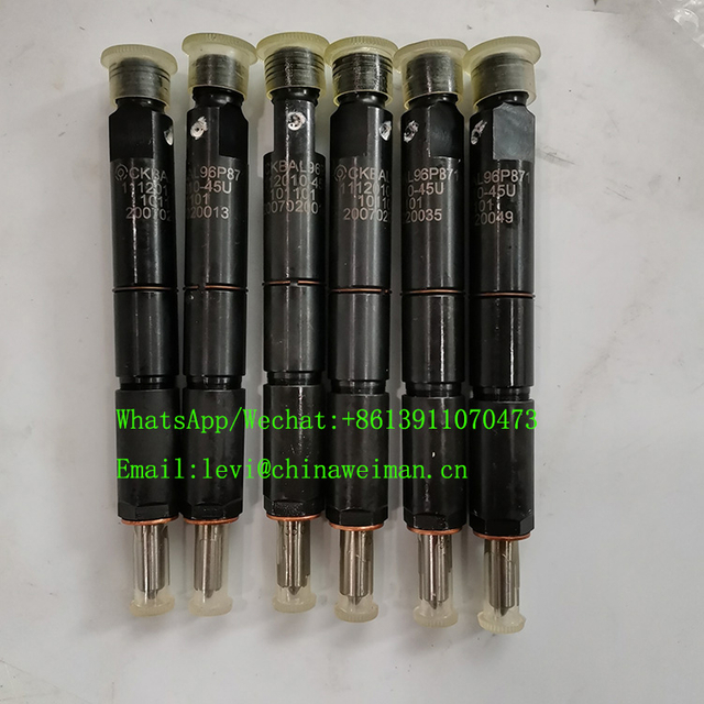 SDLG LG958L Wheel Loader Engine BF6M1013 Spare Parts Injector 4110002549002 4110001009059