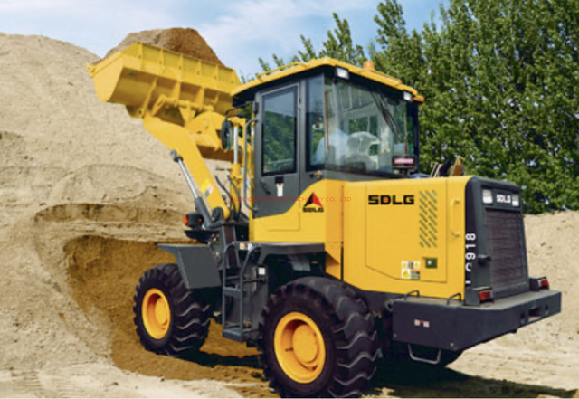 E1815215A29 SDLG LG918 Wheel Loader with 58KW Engine Yuchai YC4D80-T20