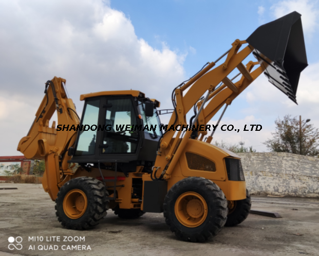 China cheap backhoe loader WZ30-25 with yuhcai weichai cummins engine 