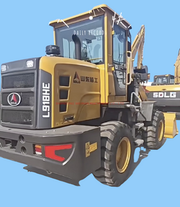 L018HY4214 SDLG L918HE Wheel Loader with 66.2KW Engine with Long Wheelbase 2470mmith Pitchfork