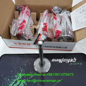 Shanghai Diesel Engine SC11CB220G2B1 Parts Intake Valve&Exhaust Valve C04AL-04AL602 C04AL-04AL603