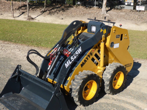 Weiman High Efficient 4WD Wheel Type Skid Steer Loader Made in China With Kubota 25HP Diesel Engine