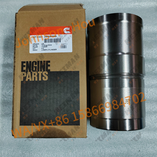 Genuine Cummins C3948095 Cylinder Liner 4110000081244 Cylinder Liner Spare Parts Apply for 6BT 5.9L 6CT 8.3L QSB And Other Engines