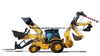 China No 1 backhoe loader factory SAM388 with yuchai weichai cummins 