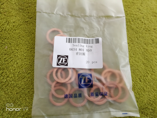ZF 4WG200/6WG200 Transmission Gearbox Spare Parts 0634801050 Sealing Ring
