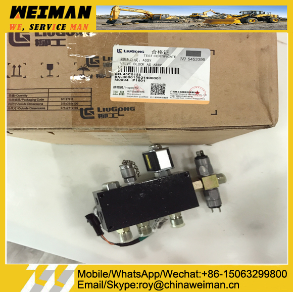 Wheel Loader Spare Parts 45C0155 Valve Assy 